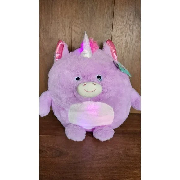 New Hug Me Light Up Purple Unicorn Walgreens 14" Stuffed Animal Plush Toy - Picture 7 of 8